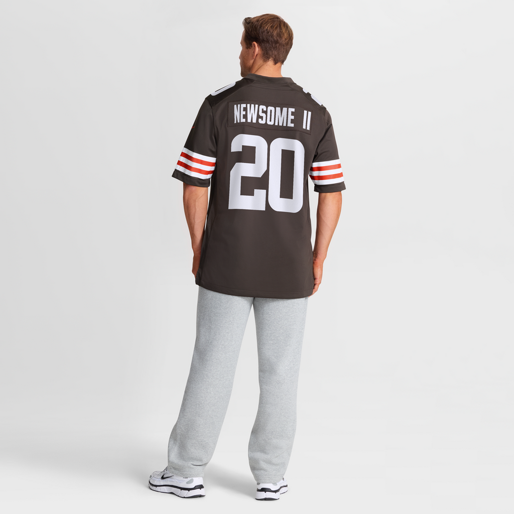Greg Newsome II Cleveland Browns Nike Game Official Jersey - Brown