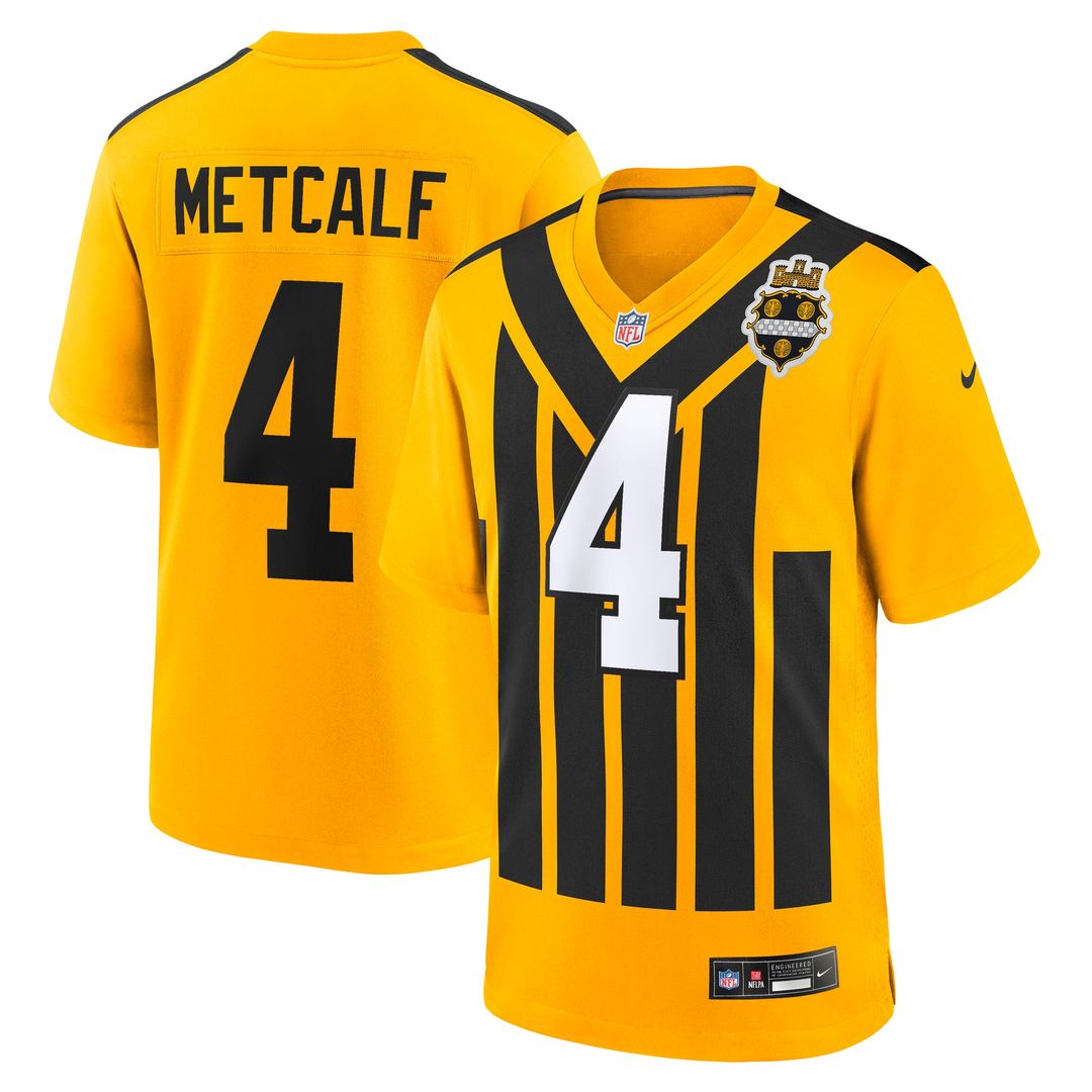 DK Metcalf Pittsburgh Steelers Nike Game Player Official Jersey - Black