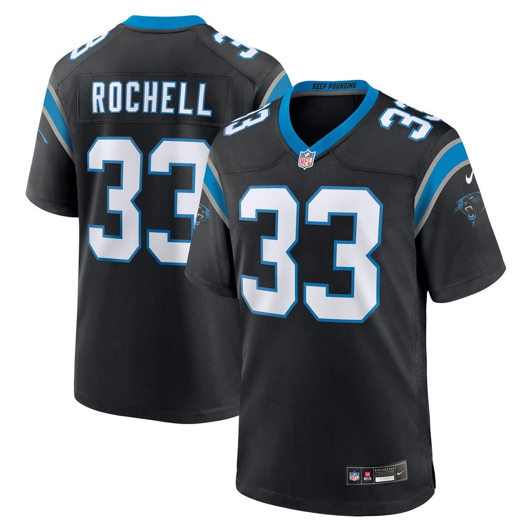 Robert Rochell Carolina Panthers Nike Team Game Official Jersey -  Black