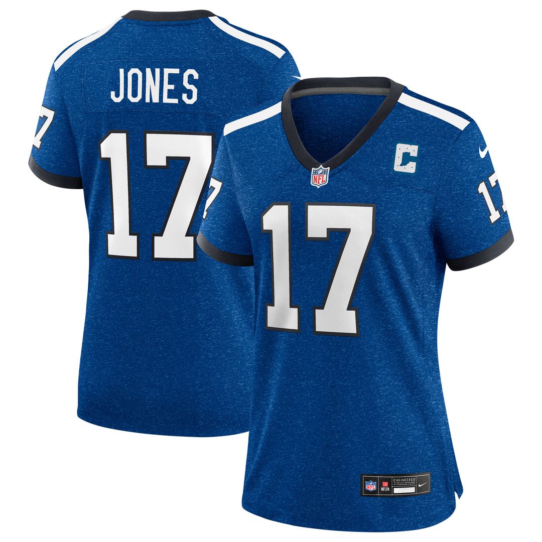 Daniel Jones Indianapolis Colts Nike Women's Alternate 2 Indiana Nights Game Jersey - Heather Royal