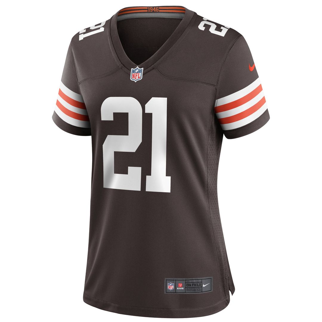 Denzel Ward Cleveland Browns Nike Women's Player Game Official Jersey - Brown