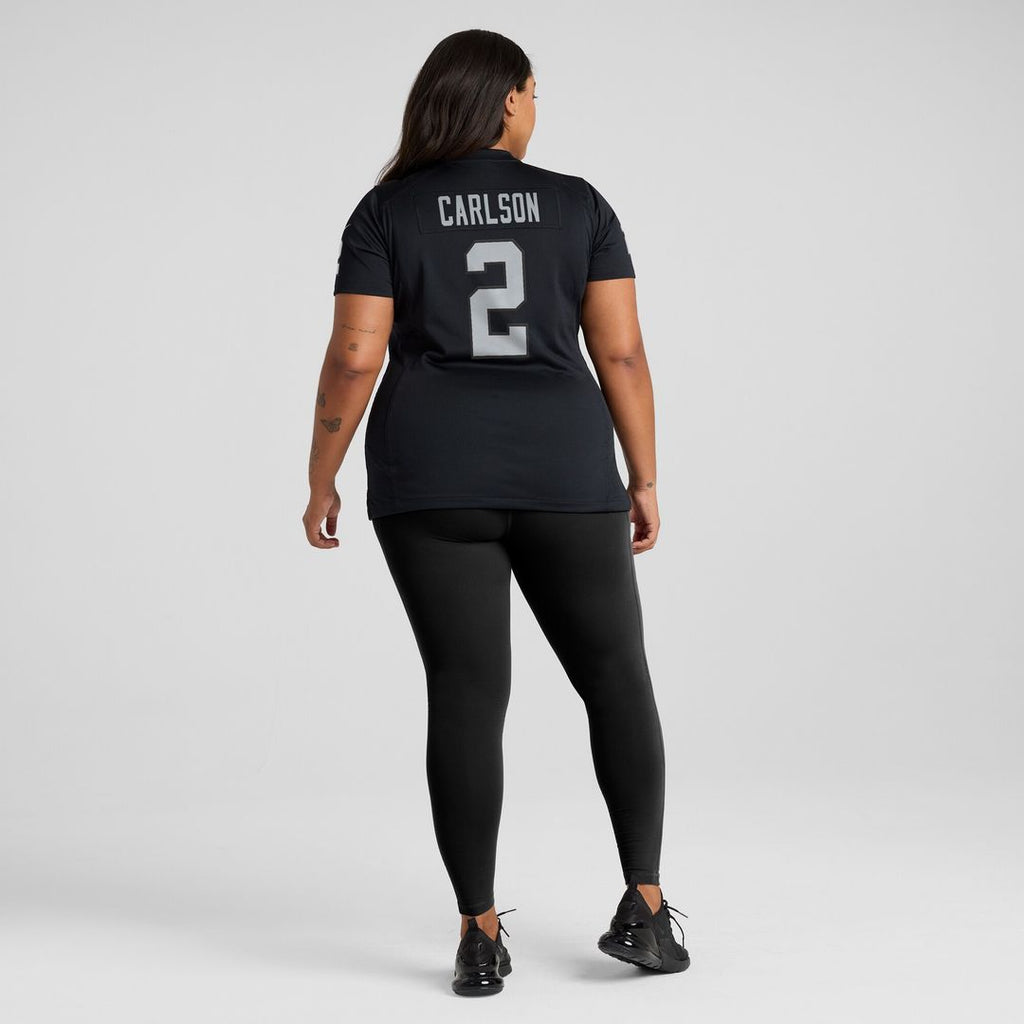 Daniel Carlson Las Vegas Raiders Nike Women's Player Game Official Jersey - Black