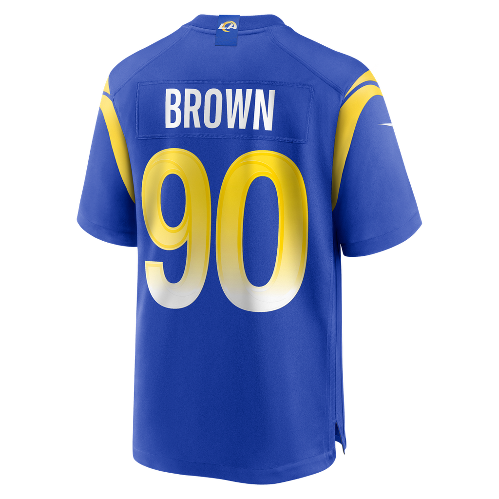 Earnest Brown IV Los Angeles Rams Nike Team Game Official Jersey -  Royal