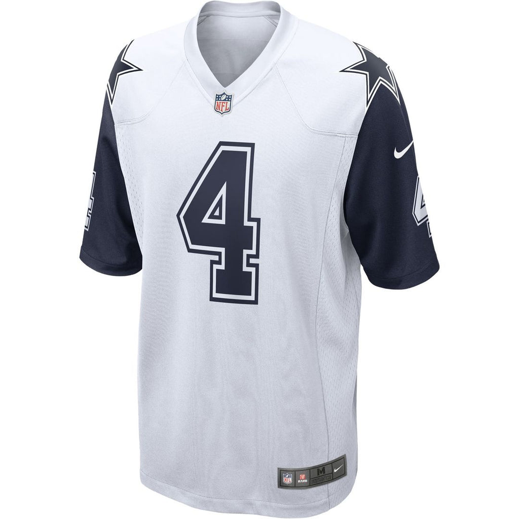 Dak Prescott Dallas Cowboys Nike Alternate Game Team Official Jersey - White