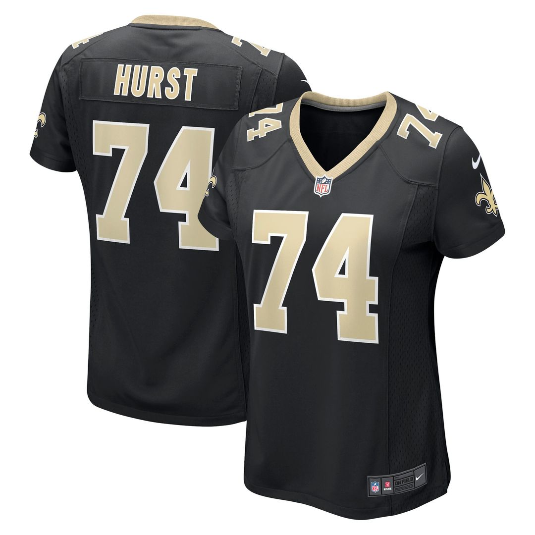 James Hurst New Orleans Saints Nike Women's Game Official Jersey - Black
