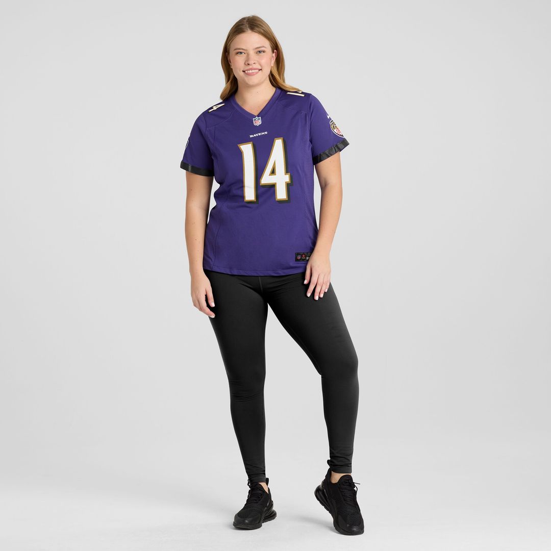 Kyle Hamilton Baltimore Ravens Nike Women's Player Game Jersey - Purple