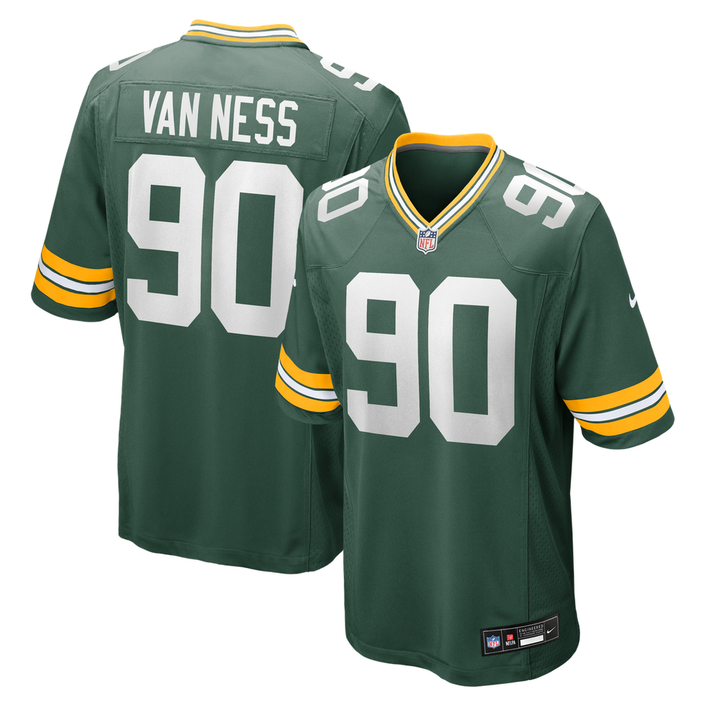 Lukas Van Ness Green Bay Packers Nike  Game Official Jersey - Green