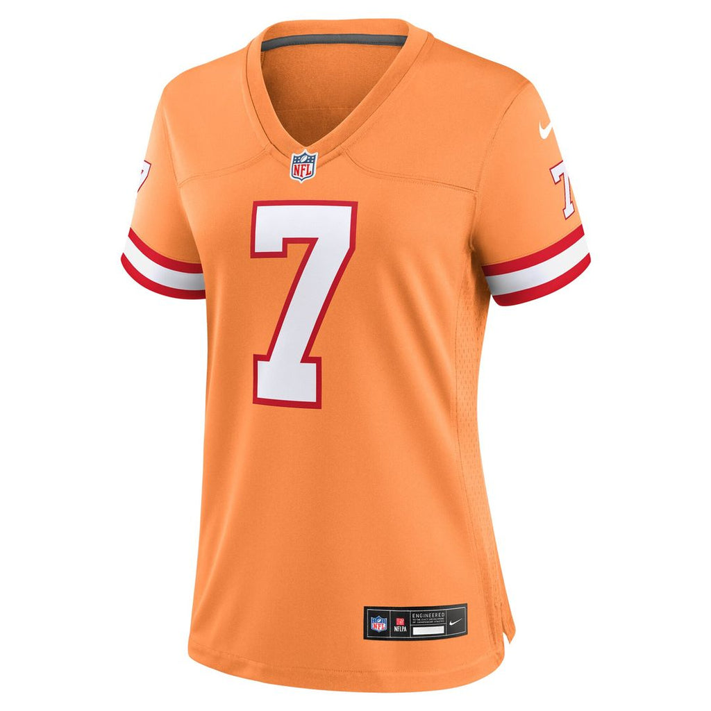 Bucky Irving Tampa Bay Buccaneers Nike Women's Alternate Game Official Jersey -  Pewter