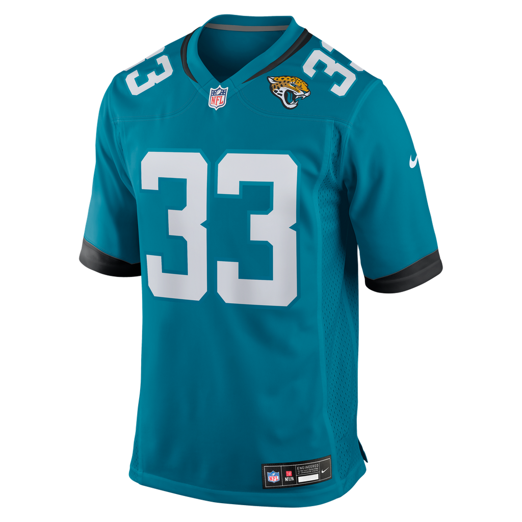 Bhayshul Tuten Jacksonville Jaguars Nike Team Game Official Jersey -  Teal