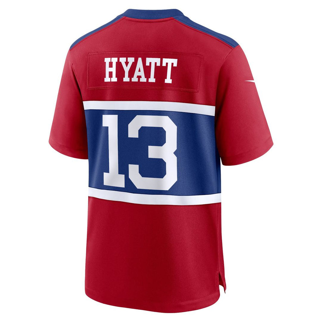 Jalin Hyatt New York Giants Nike Youth Game Official Jersey - Red