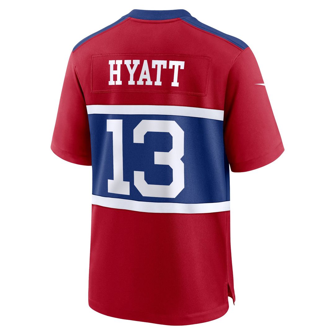 Jalin Hyatt New York Giants Nike Youth Game Official Jersey - Red