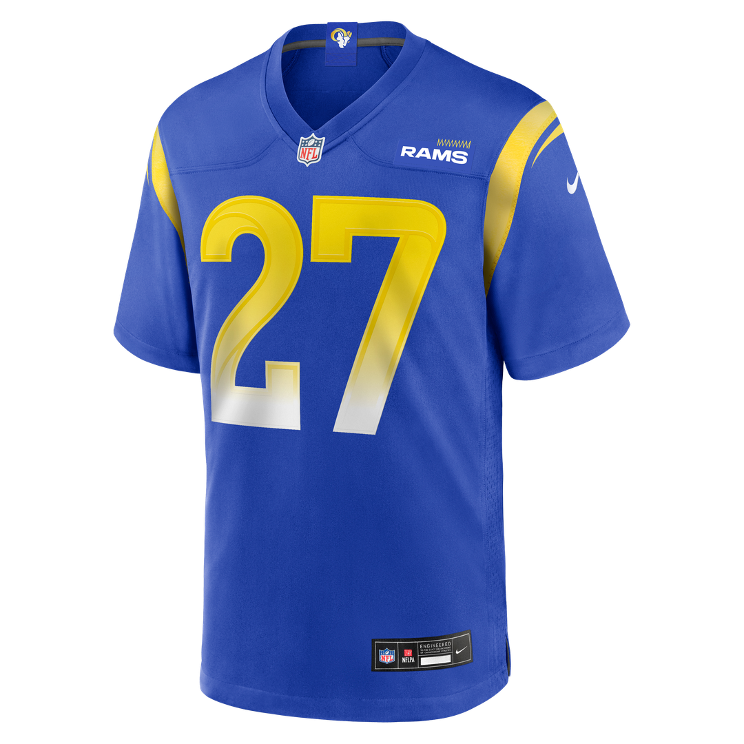 Jarquez Hunter Los Angeles Rams Nike Team Game Official Jersey -  Royal