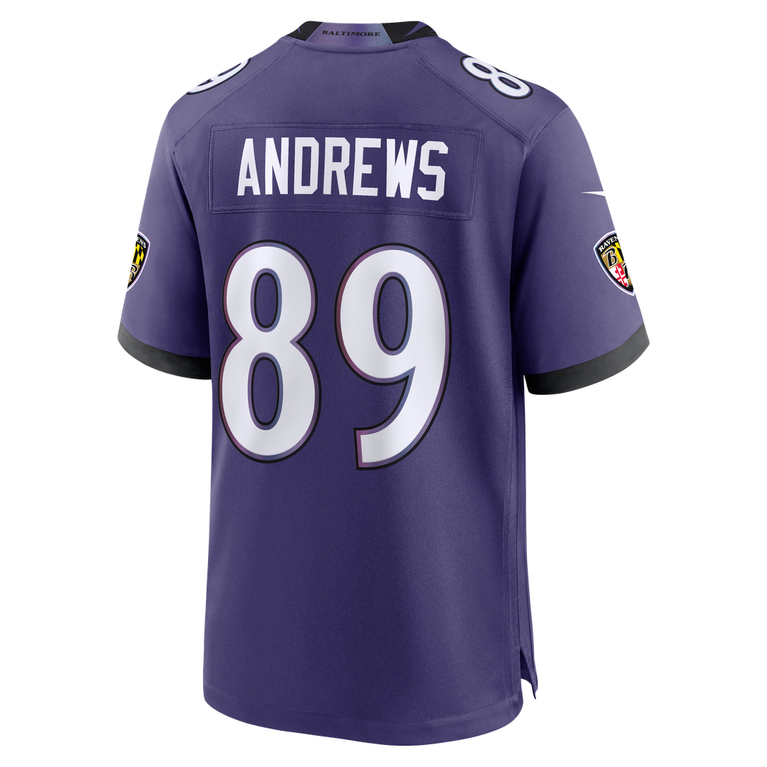 Mark Andrews Baltimore Ravens Nike Team Game Official Jersey - Purple