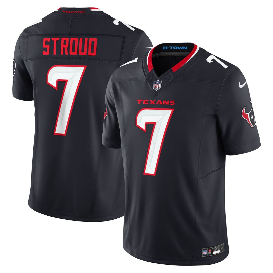 C.J. Stroud Houston Texans Nike Vapor F.U.S.E. Limited Official Jersey - Navy