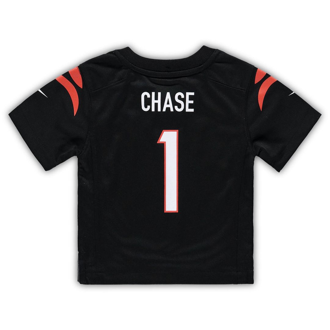 Ja'Marr Chase Cincinnati Bengals Nike Infant Team  Player Game Official Jersey - Black