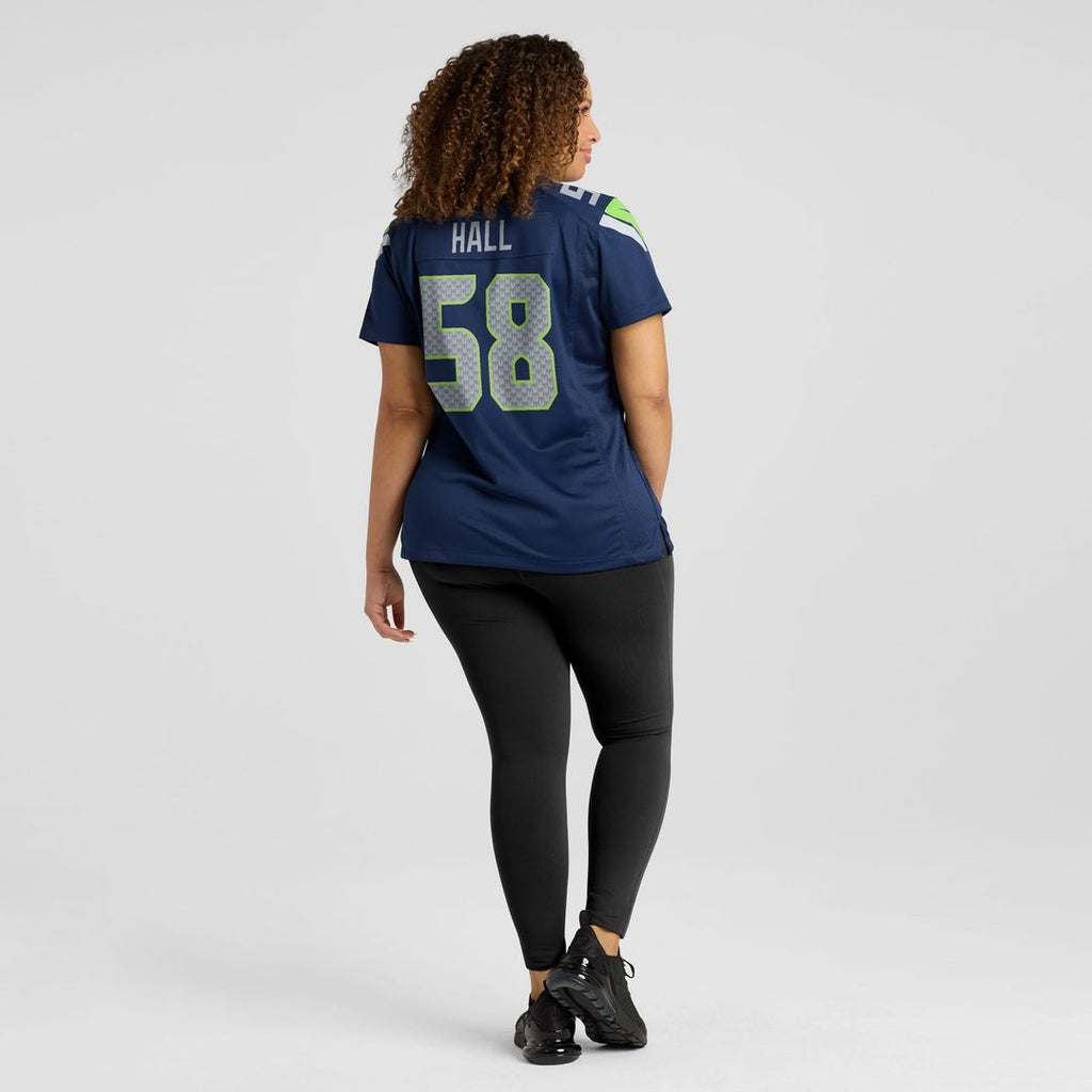 Derick Hall Seattle Seahawks Nike Women's Team Game Jersey - College Navy