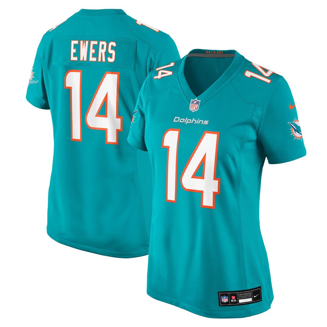 Quinn Ewers Miami Dolphins Nike Women's Team Game Official Jersey -  Aqua