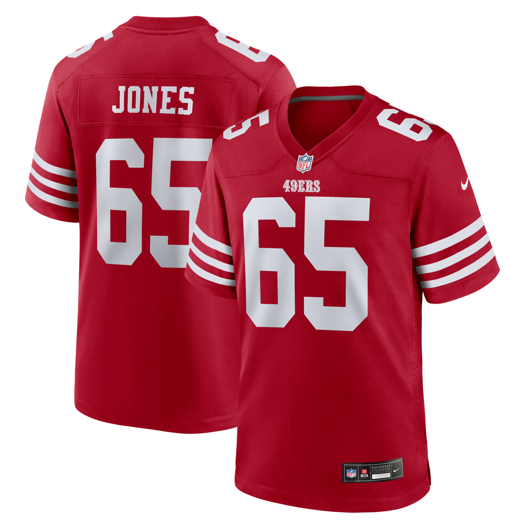 Robert Jones San Francisco 49ers Nike Team Game Jersey - Scarlet