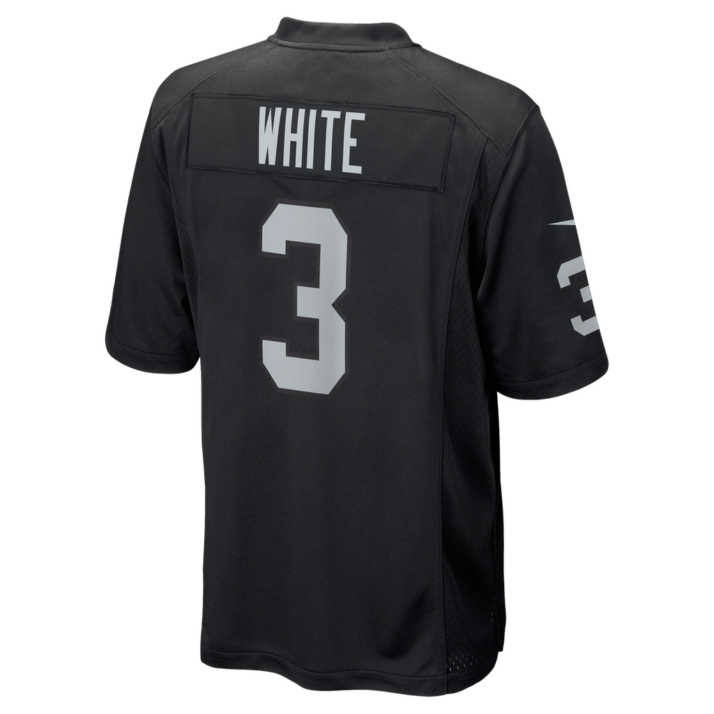Zamir White Las Vegas Raiders Nike Team Game Official Jersey -  Black