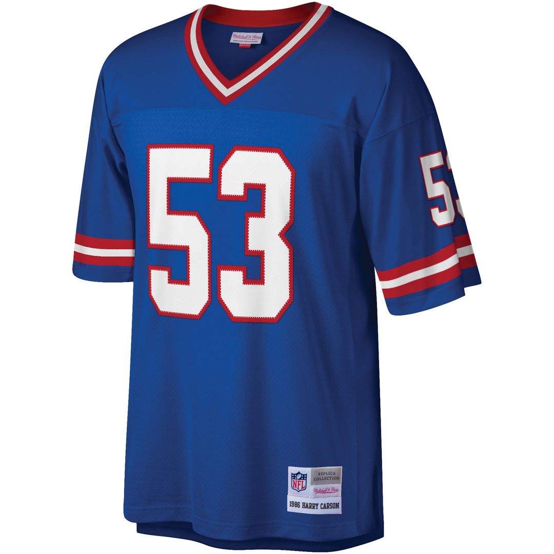 Harry Carson New York Giants Mitchell & Ness Legacy Replica Official Jersey - Royal