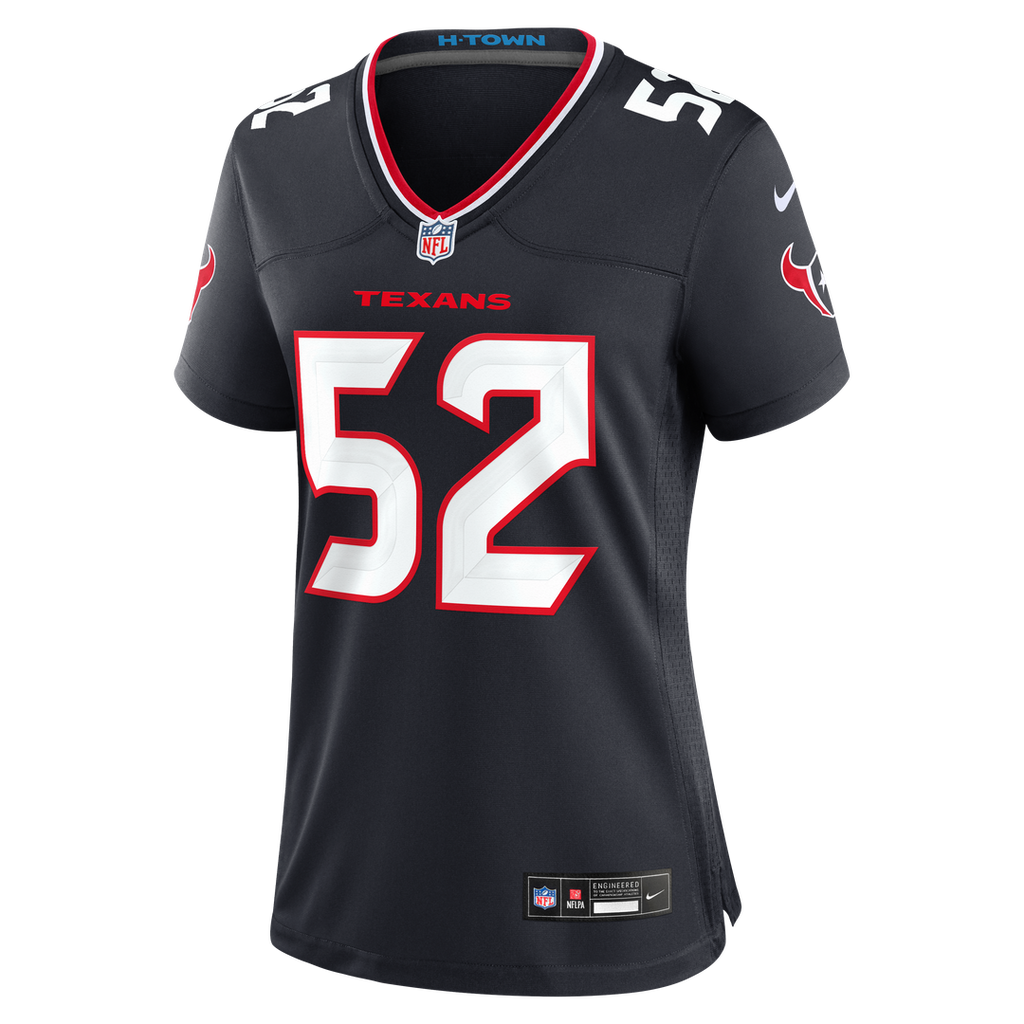 Xavier Thomas Houston Texans Nike Women's Team Game Jersey - Navy