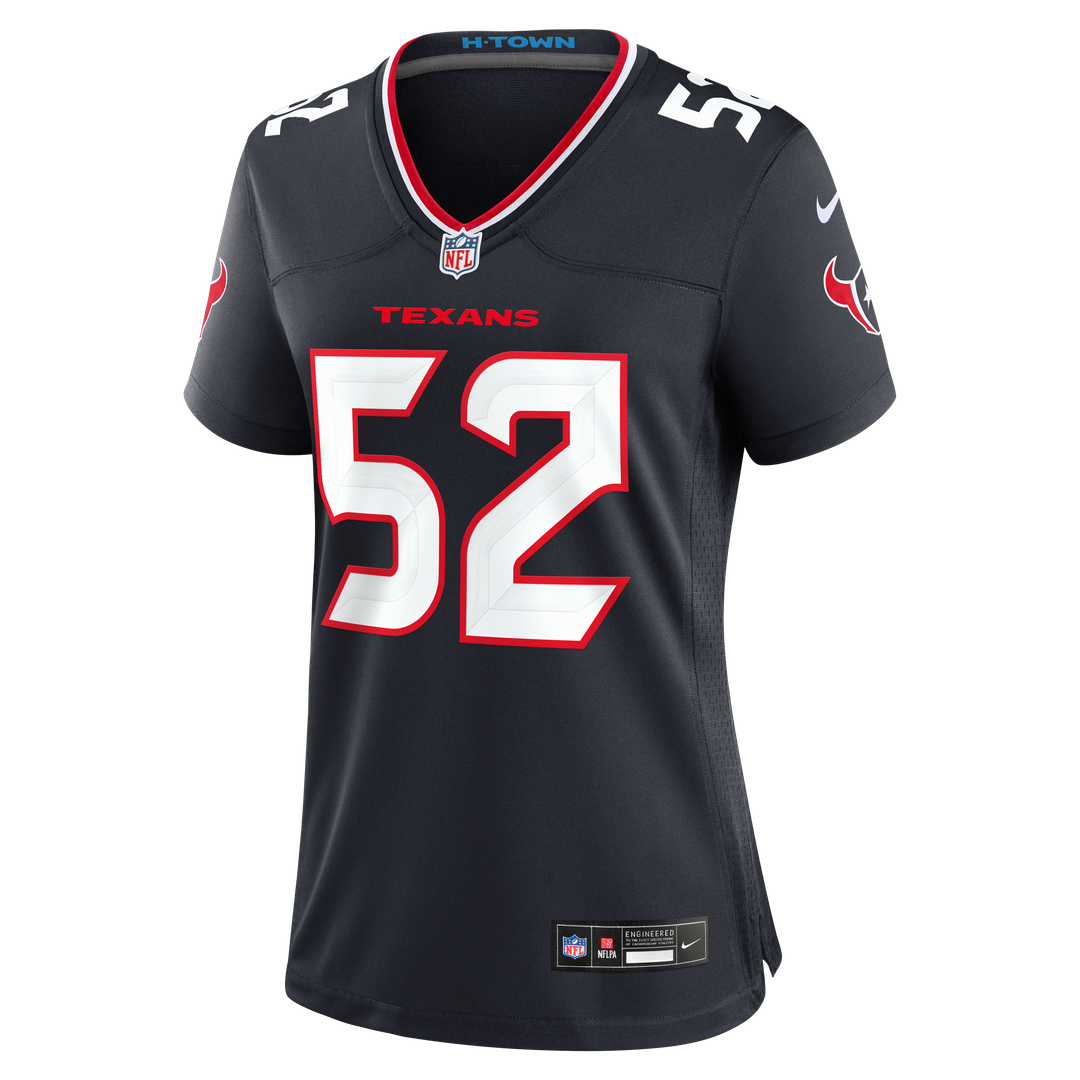 Xavier Thomas Houston Texans Nike Women's Team Game Jersey - Navy