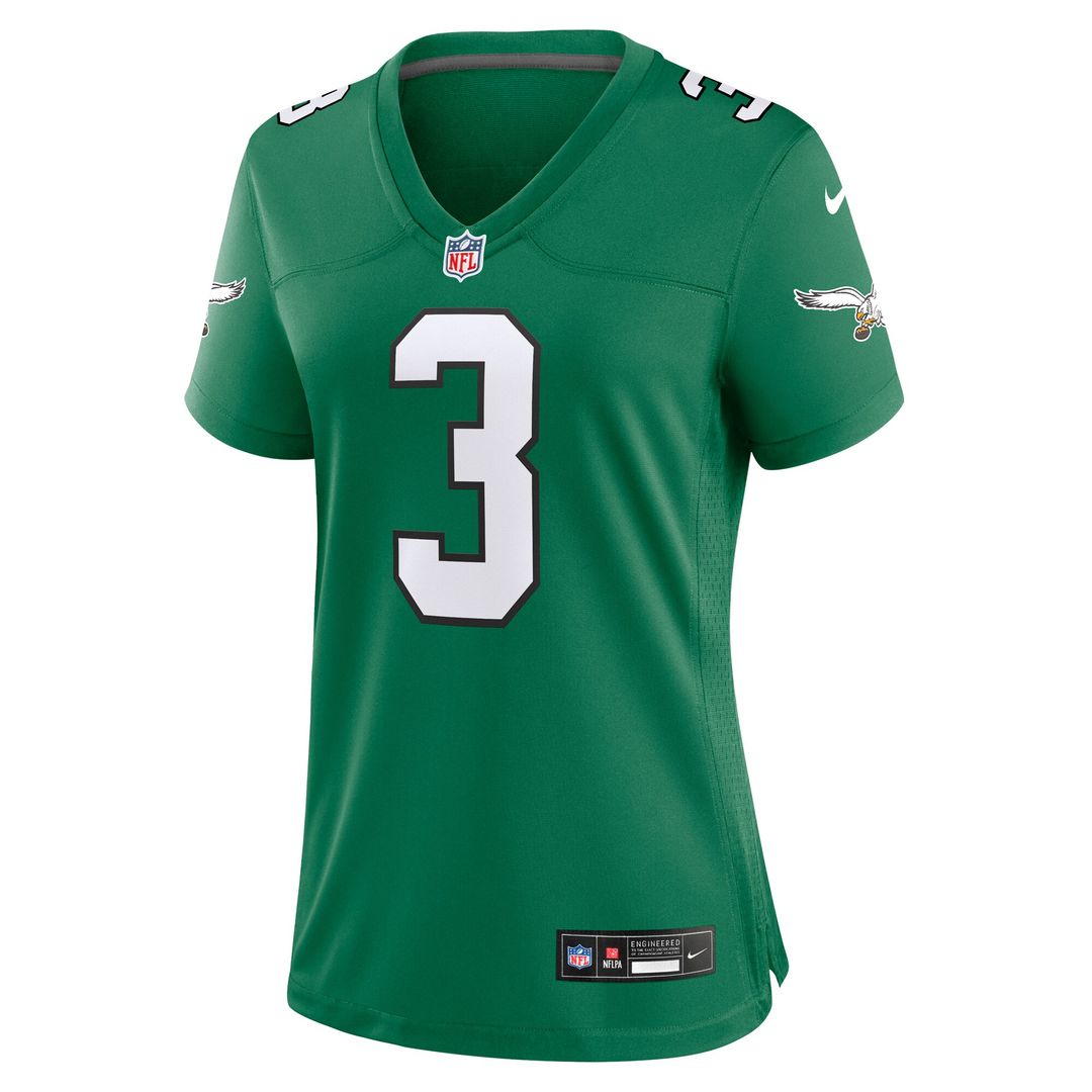 Nolan Smith Philadelphia Eagles Nike Women's Alternate Game Official Jersey -  Kelly Green