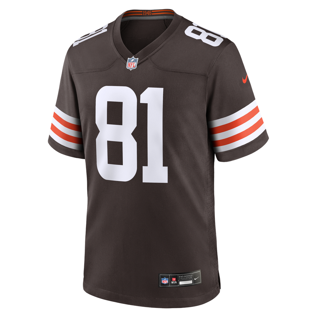 Luke Floriea Cleveland Browns Nike Team Game Jersey - Brown