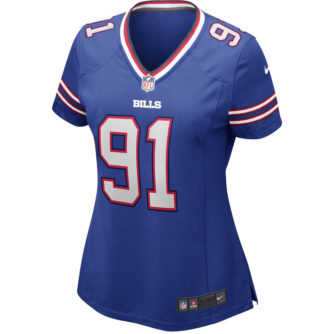 Ed Oliver Buffalo Bills Nike Women's Game Official Jersey - Royal