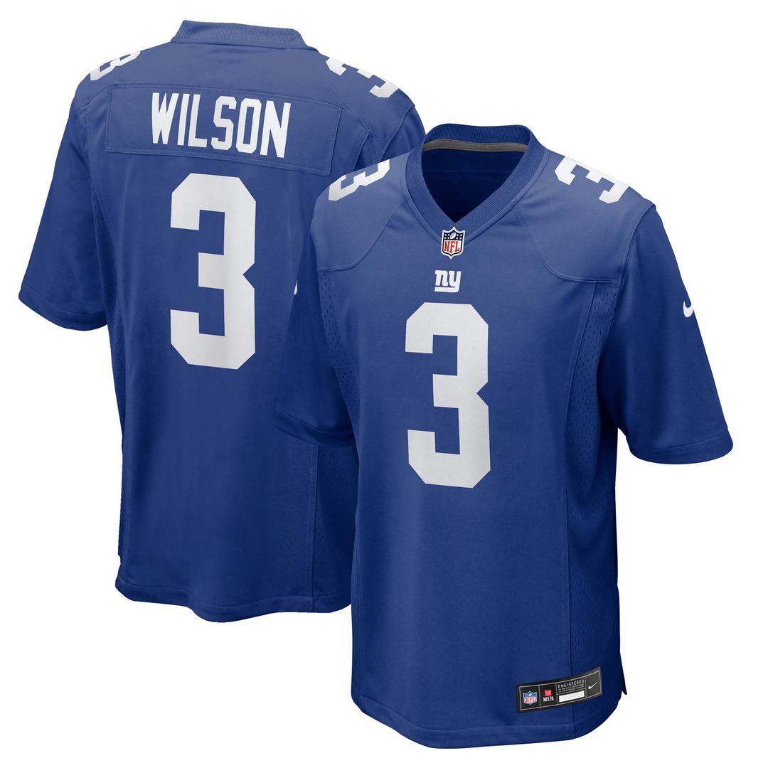 Russell Wilson New York Giants Nike Game Official Jersey - Royal