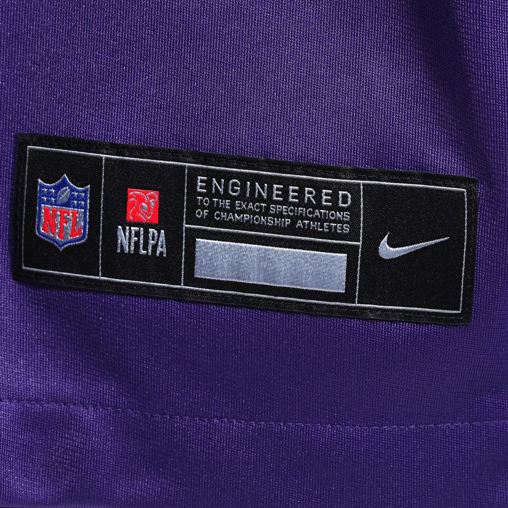 Dallas Turner Minnesota Vikings Nike Game Jersey - Purple