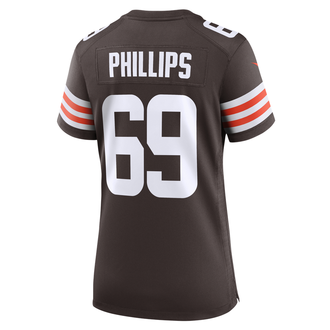 Tyre Phillips Cleveland Browns Nike Women's Team Game Jersey - Brown