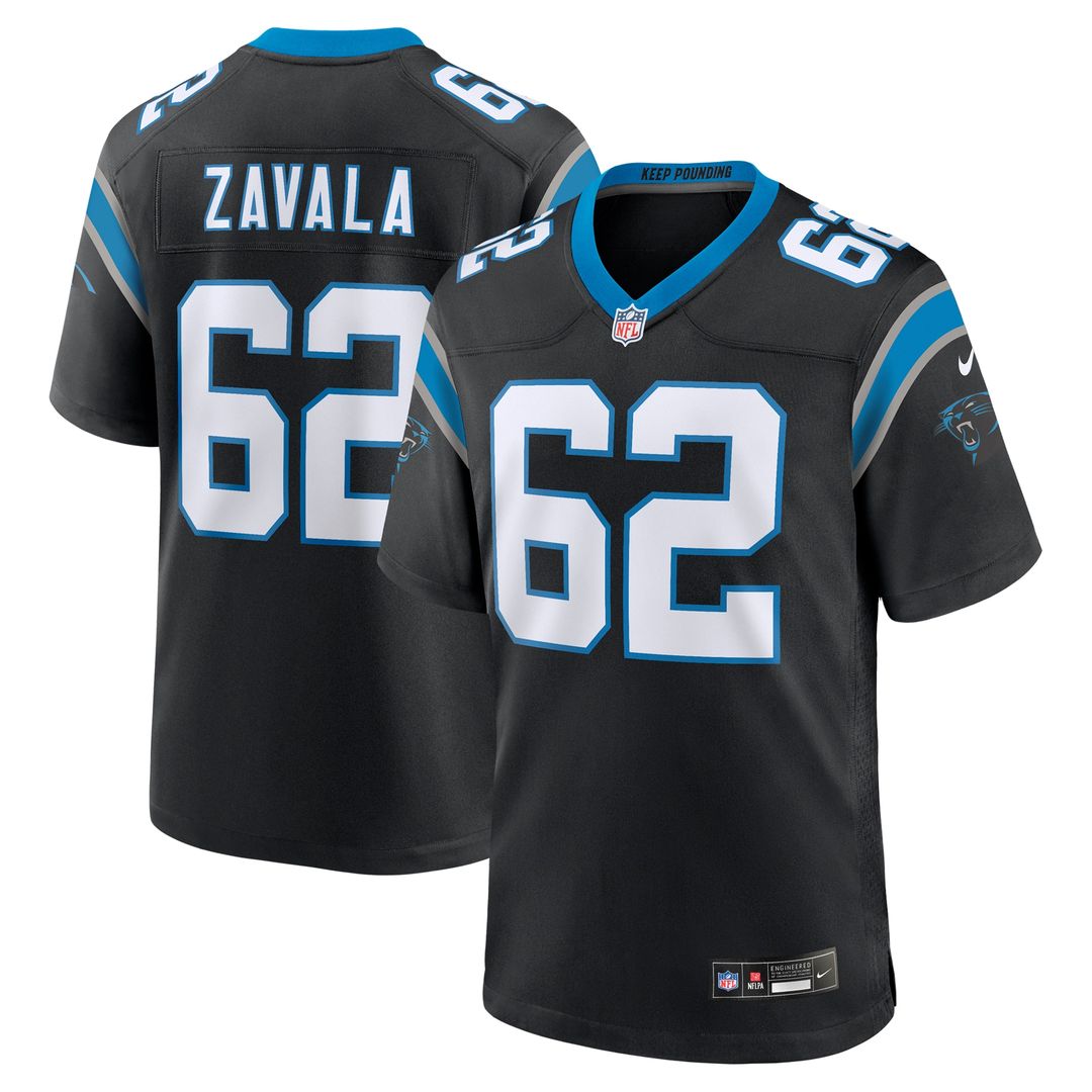 Chandler Zavala Carolina Panthers Nike Game Jersey - Black