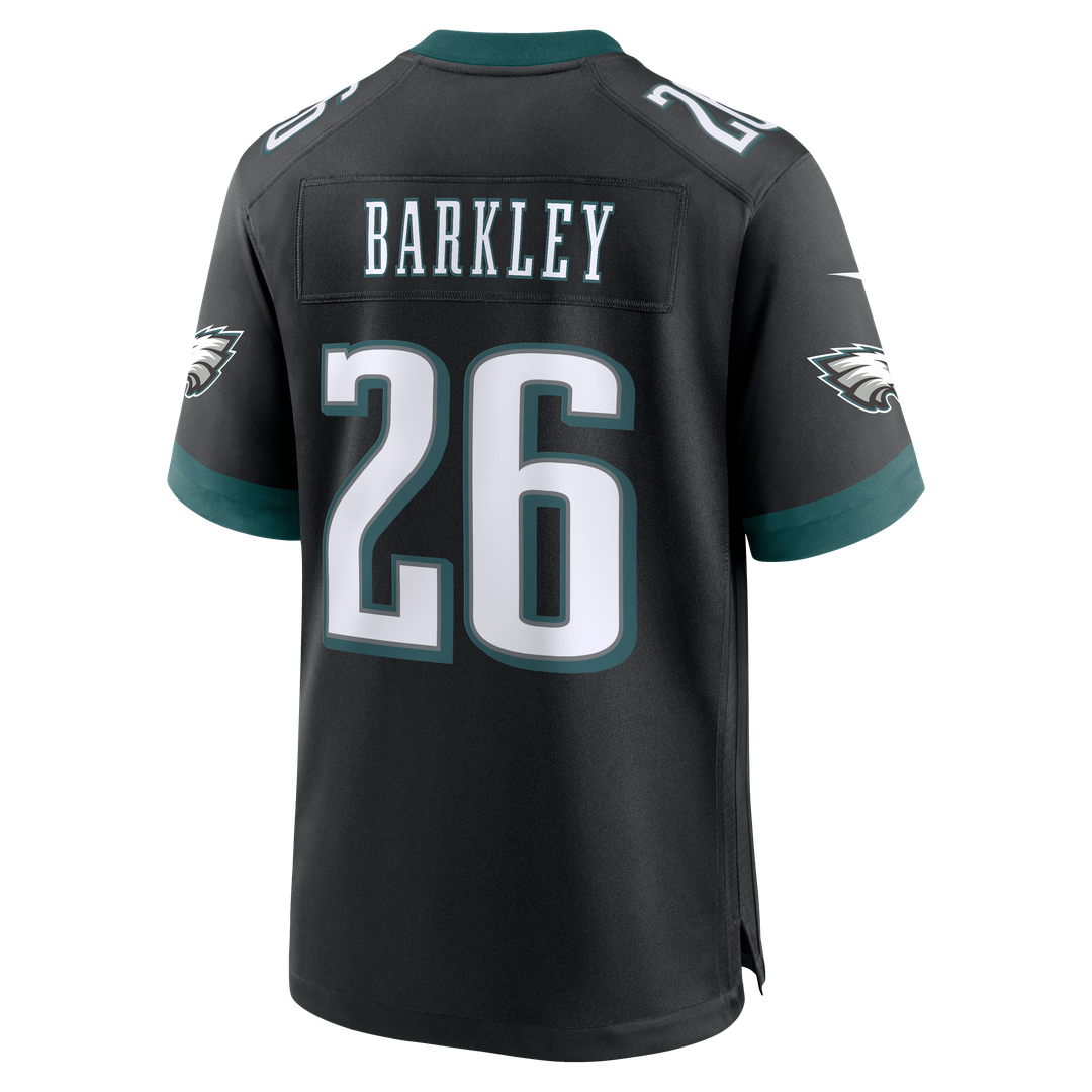 Saquon Barkley Philadelphia Eagles Nike Alternate Game Jersey - Black