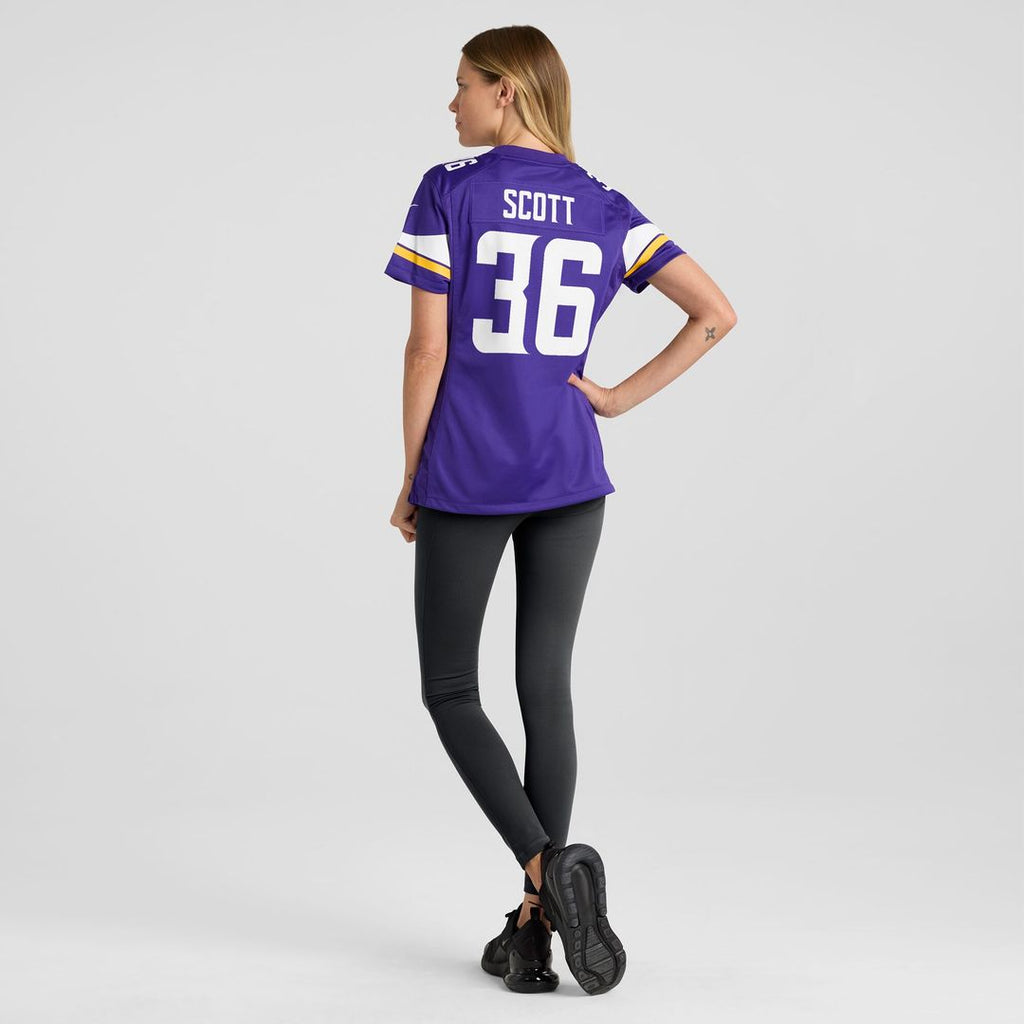 Zavier Scott Minnesota Vikings Nike Women's Team Game Jersey - Purple