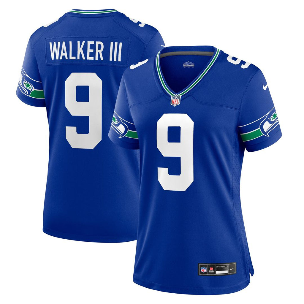 Kenneth Walker III Seattle Seahawks Nike Women's Player Official Jersey - Royal