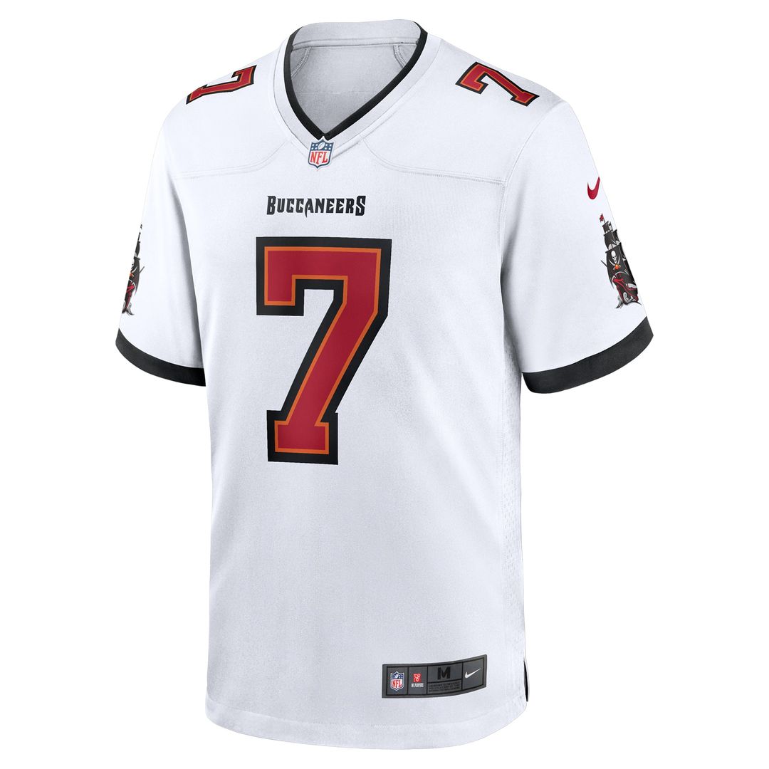 Bucky Irving Tampa Bay Buccaneers Nike Alternate Game Jersey - Pewter