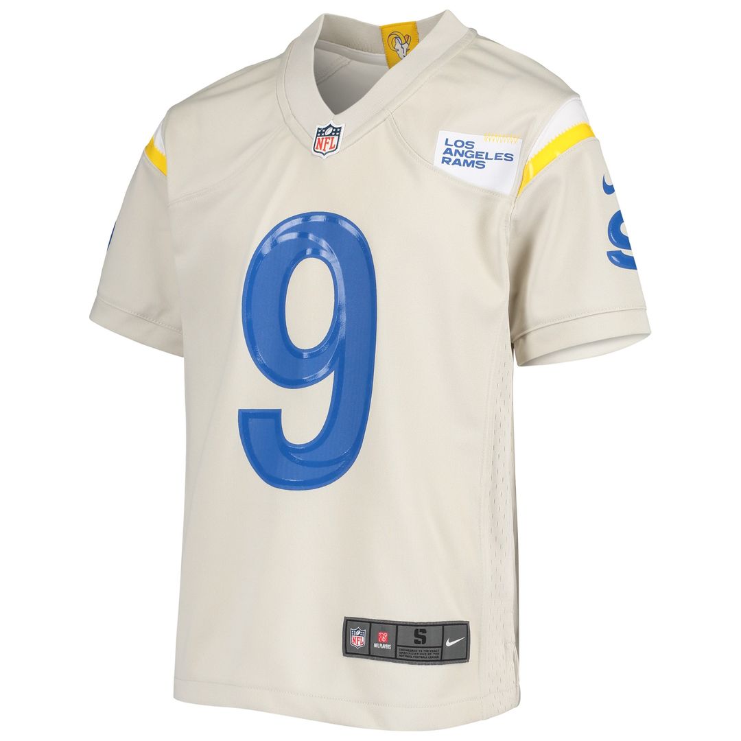 Matthew Stafford Los Angeles Rams Nike Youth Game Official Jersey - Cream