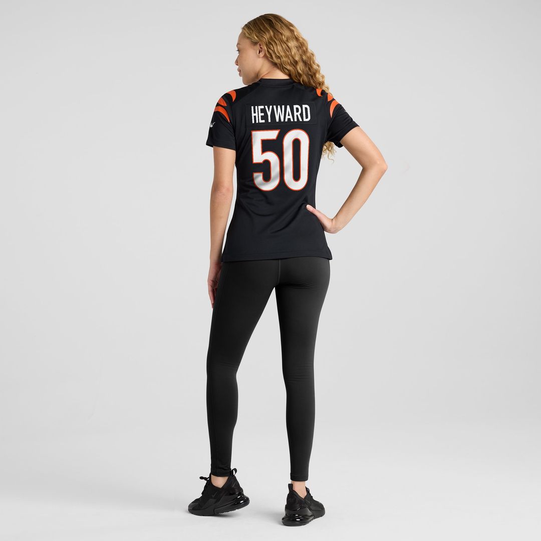 Shaka Heyward Cincinnati Bengals Nike Women's Team Game Jersey - Black