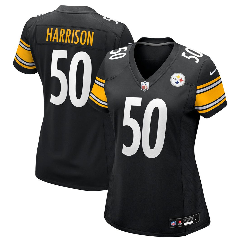 Malik Harrison Pittsburgh Steelers Nike Women's Team Game Jersey - Black