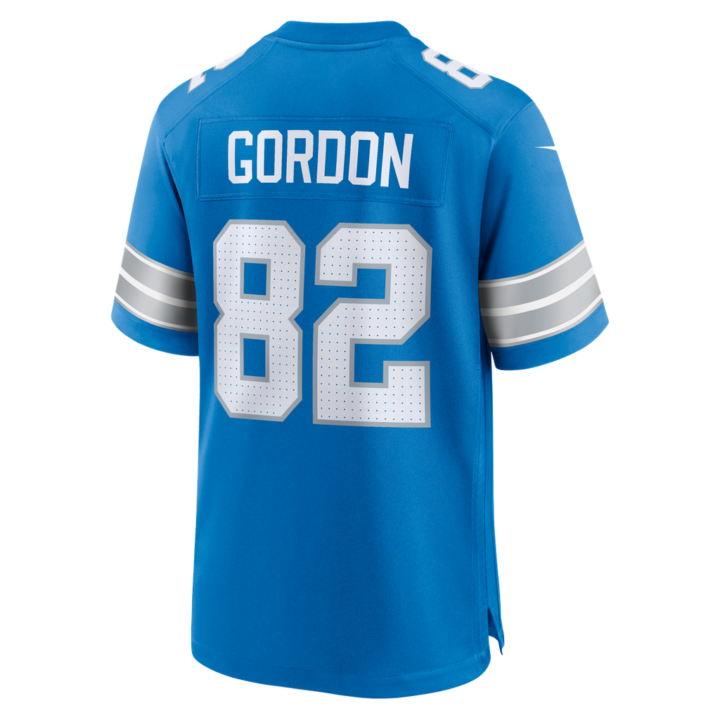 Thomas Gordon Detroit Lions Nike Team Game Official Jersey -  Blue