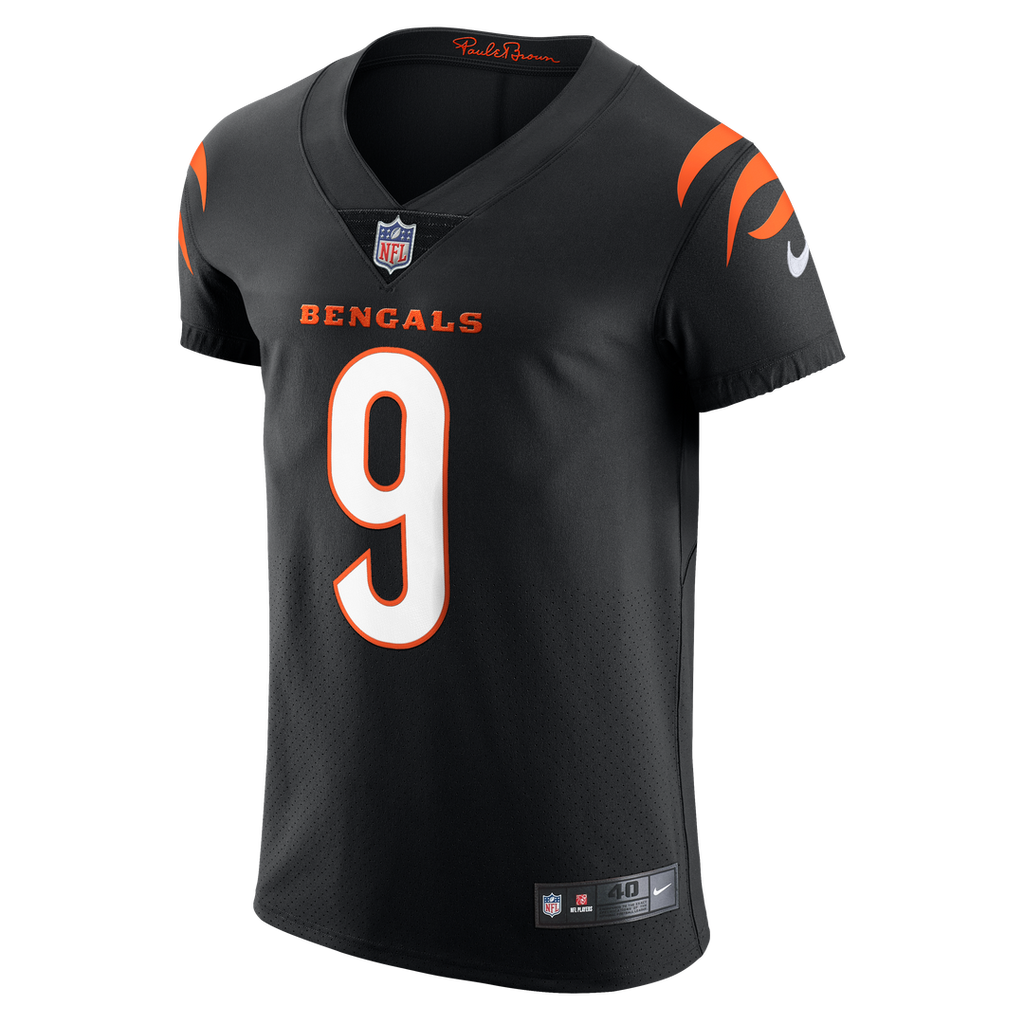 Joe Burrow Cincinnati Bengals Nike Vapor Elite Official Jersey - Black