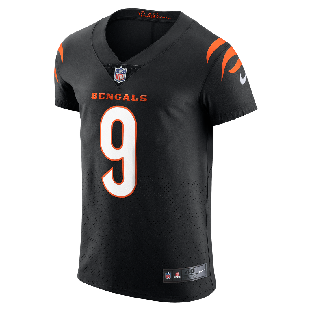 Joe Burrow Cincinnati Bengals Nike Vapor Elite Official Jersey - Black