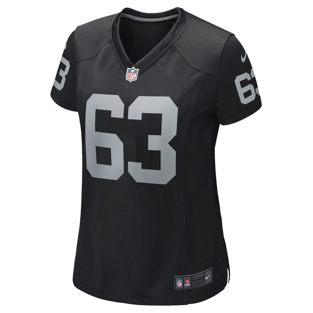 Gene Upshaw Las Vegas Raiders Nike Women's Game Retired Player Official Jersey - Black