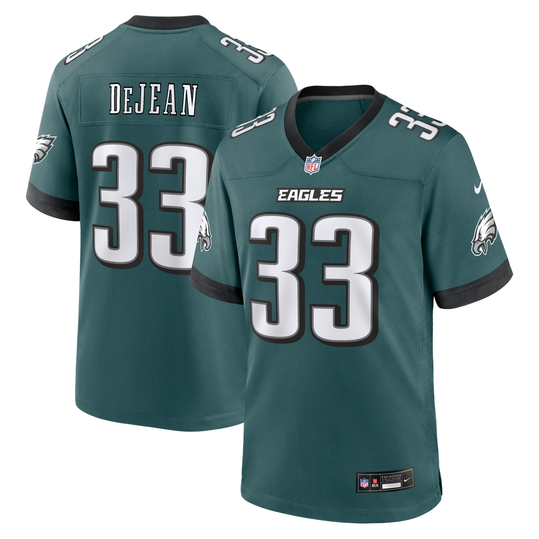 Cooper DeJean Philadelphia Eagles Nike Team Game Official Jersey -  Midnight Green