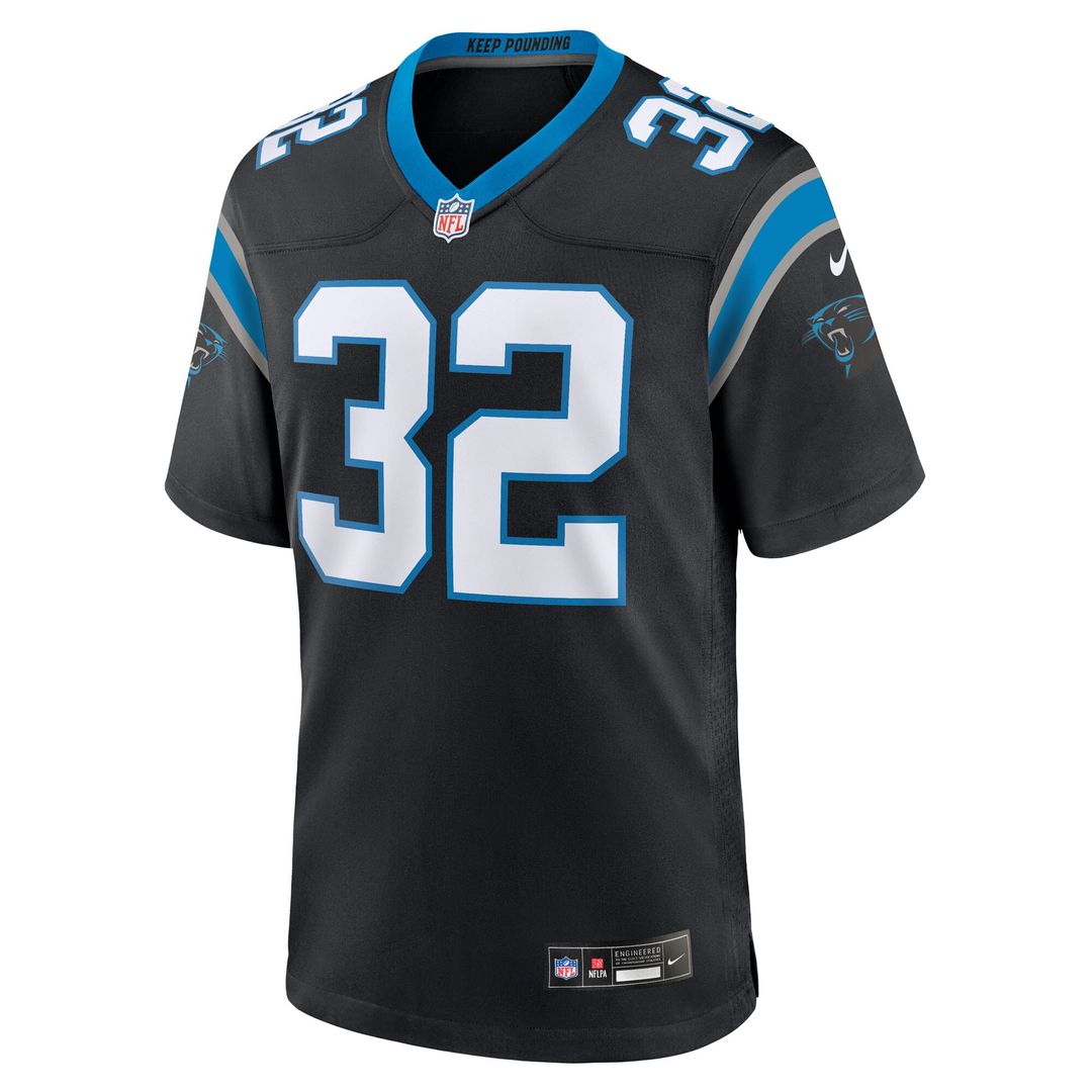 Trevin Wallace Carolina Panthers Nike Team Game Jersey - Black