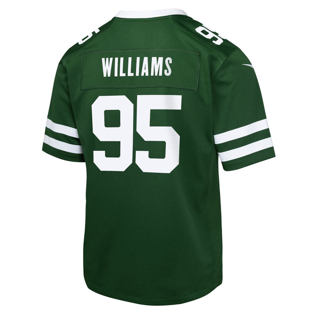 Quinnen Williams New York Jets Nike Youth Game Official Jersey - Black