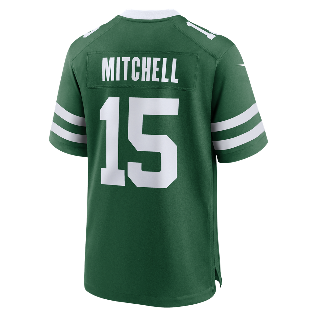 Adonai Mitchell New York Jets Nike Team  Game Official Jersey - Legacy Green