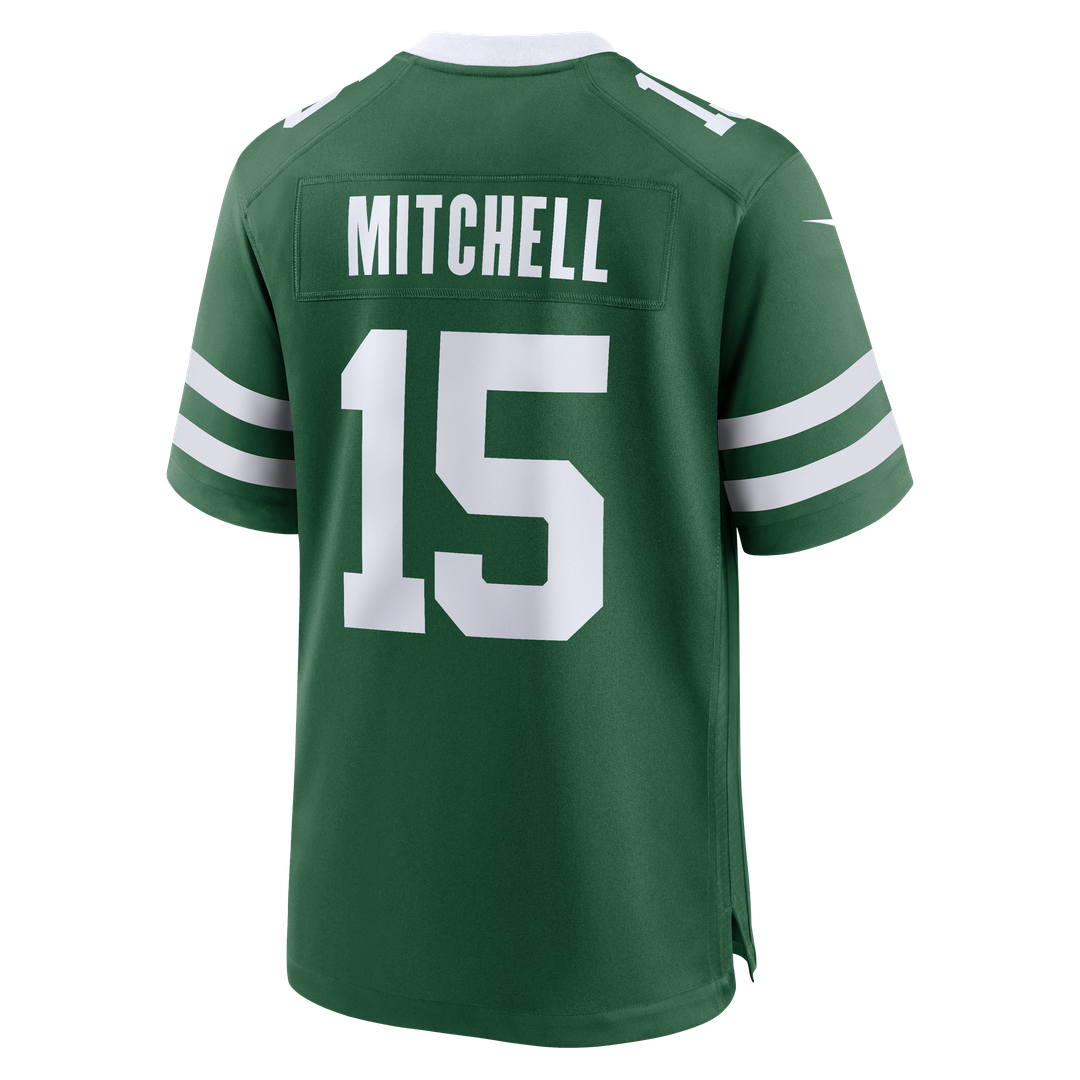 Adonai Mitchell New York Jets Nike Team  Game Official Jersey - Legacy Green