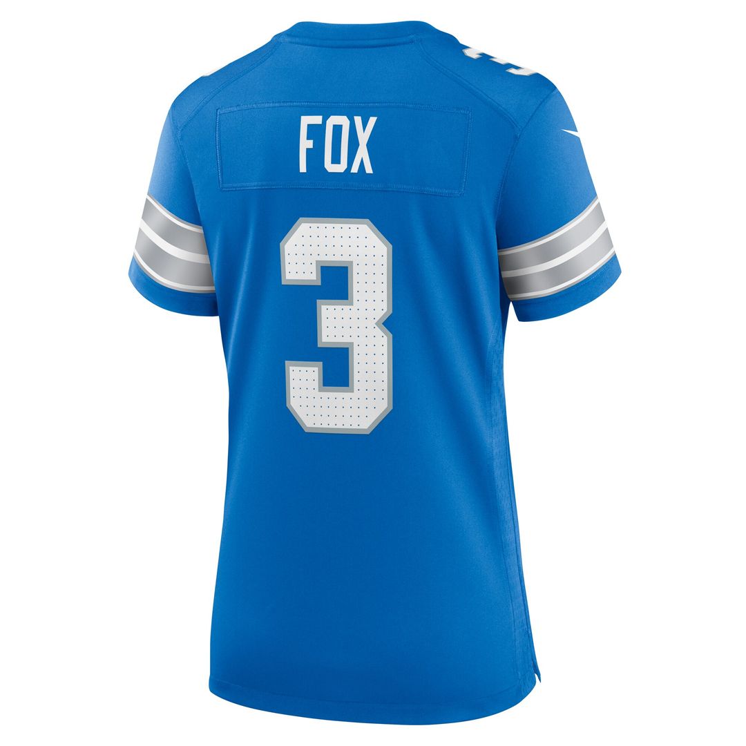 Jack Fox Detroit Lions Nike Women's Team Game Jersey - Blue